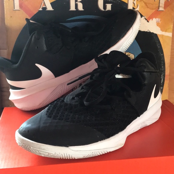 Nike zoom hyper speed court volleyball shoes black and white size 8 with box - Picture 1 of 6